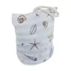 Soporte para puerta estampado marino azul con blanco de 17x11x24cm - Image 3