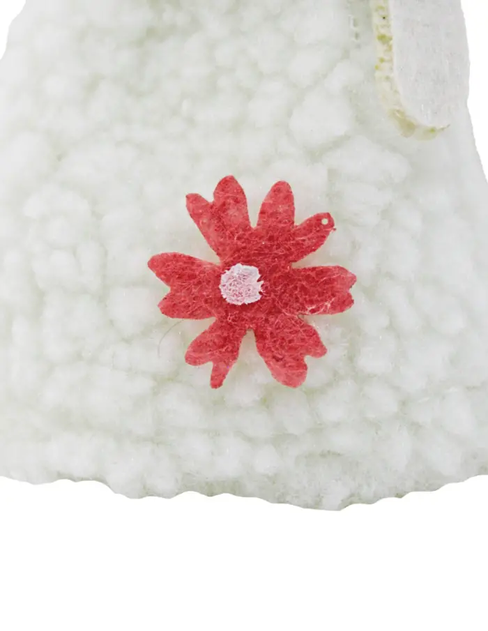 Borrego de peluche blanco de 10x9x3.5cm - Image 4