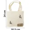 Bolsa de cañamo natural de 16.5x24x1cm - Image 2