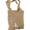 Bolsa de cañamo cafe de 16.5x24x1cm - Image 3