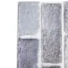 Adhesivo De Pared diseño ladrillo gris de 30x60cm - Image 2