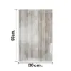 Adhesivo de pared dieño madera gris oscuro de 30x60x1cm - Image 3