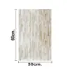Adhesivo de pared diseño madera beige de 30x60x1cm - Image 3