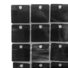 Adhesivo de pared de lentejuelas cuadradas negras de 30x30cm - Image 2