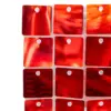 Adhesivo de pared de lentejuelas cuadradas rojas de 30x30cm - Image 2
