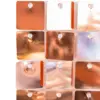 Adhesivo de pared de lentejuelas cuadradas cobre de 30x30cm - Image 2