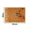 Adhesivo de pared diseño espejos cuadros cobre de 30x30x0.1cm - Image 3