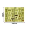 Adhesivo de pared diseño espejos cuadros dorados de 30x30x0.1cm - Image 3
