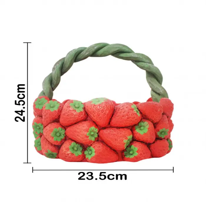 Canasta de cemento con fresa de 23.5x23.5x24.5cm - Image 4