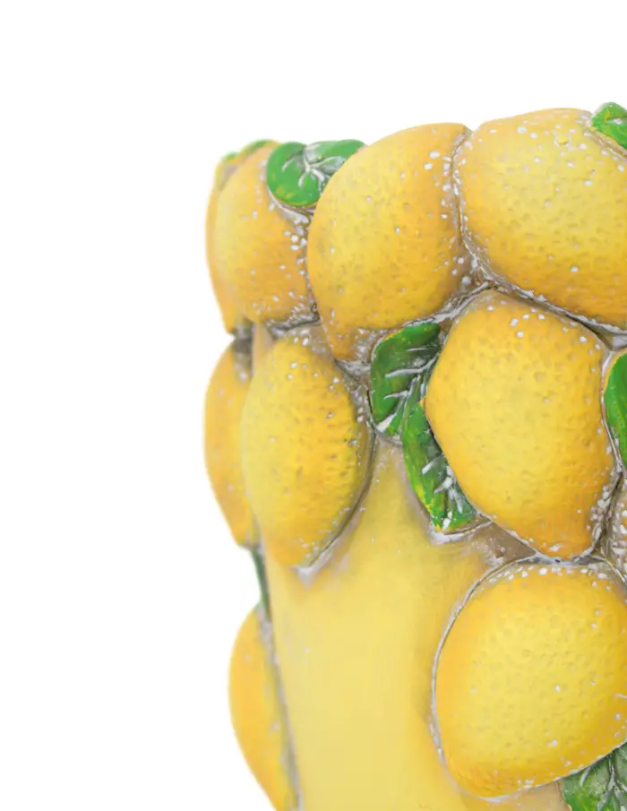Maceta de cemento diseño limones de 20x20x23cm - Image 3