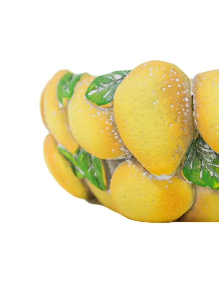 Maceta de cemento diseño limones de 22x22x8.5cm - Image 3
