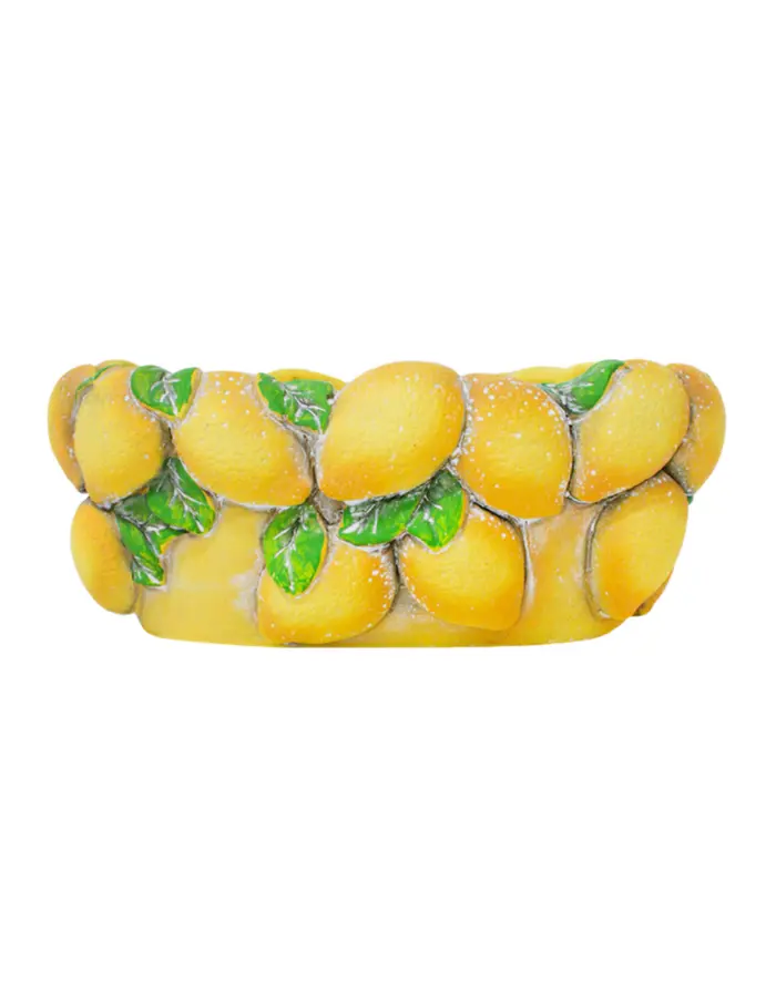 Maceta de cemento diseño limones de 28.5x18.5x11.5cm - Image 2