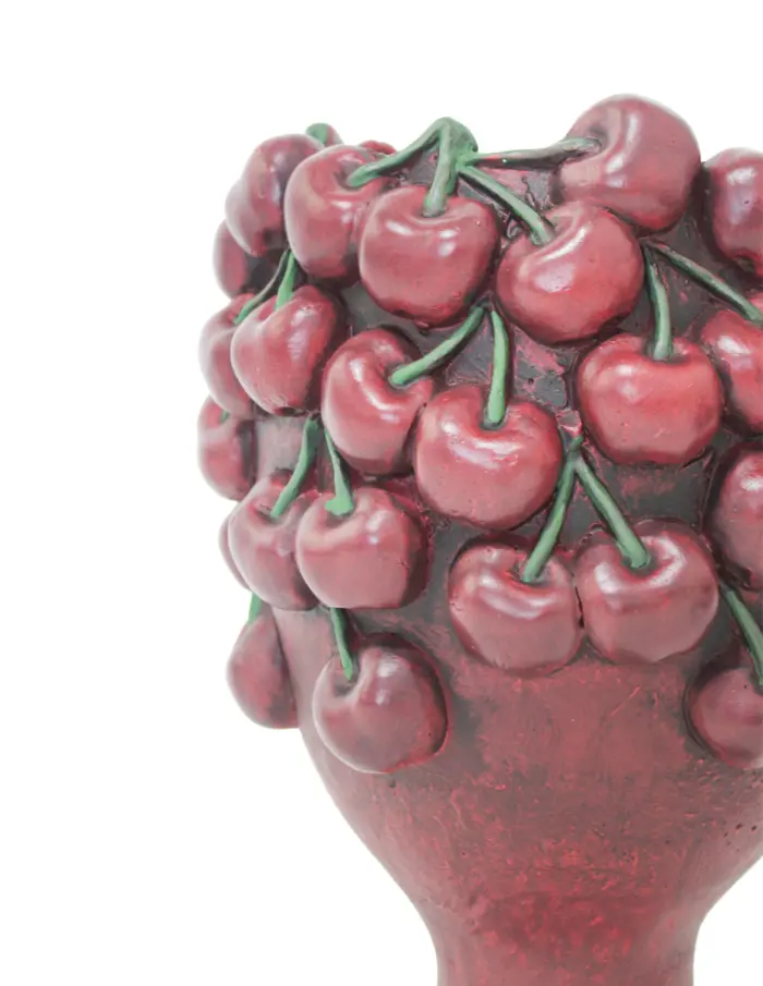 Maceta de cemento diseño cereza de 17x17x25.5cm - Image 3