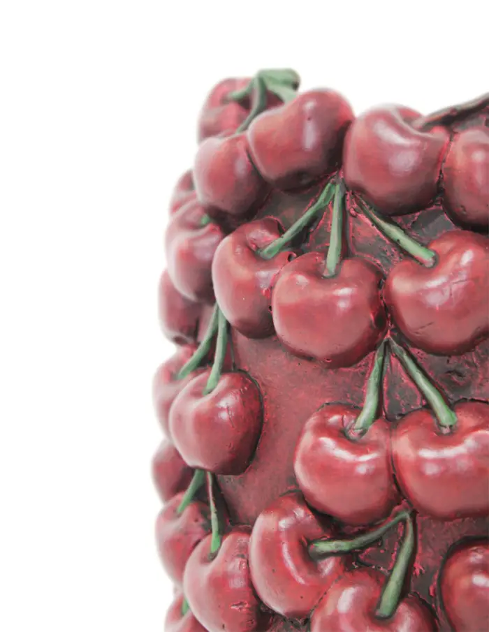 Maceta de cemento diseño cereza de 18.5x18.5x25.5cm - Image 3