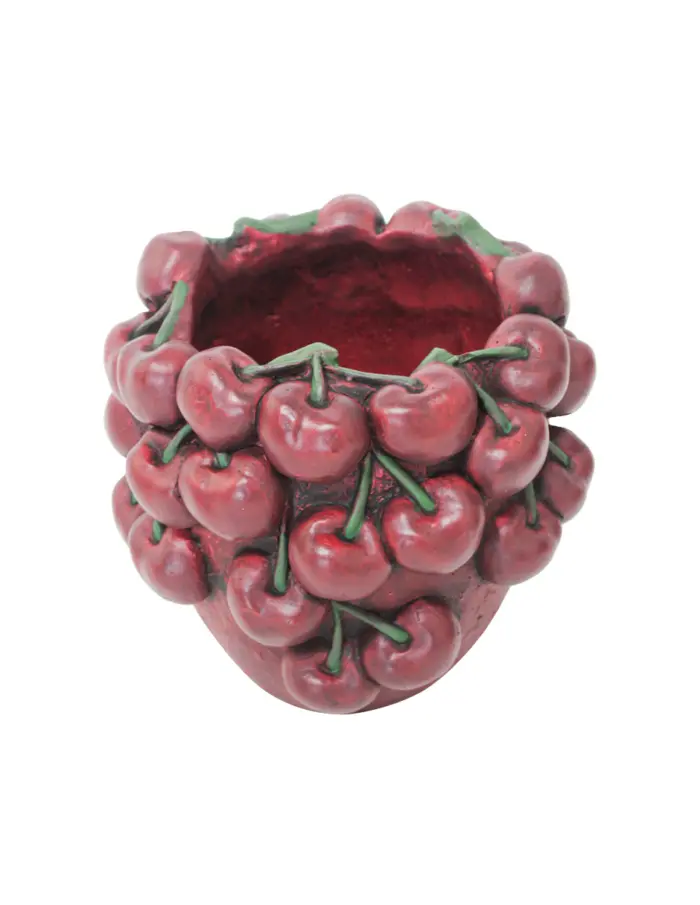 Maceta de cemento diseño cereza de 15x15x15cm - Image 2