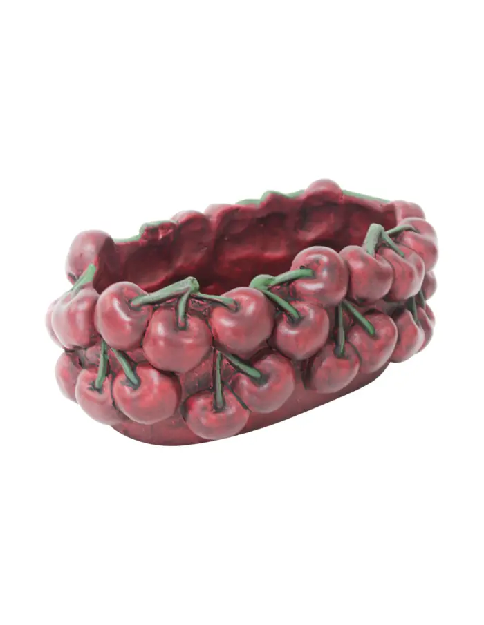 Maceta de cemento diseño cereza de 21.5x13x9cm - Image 2