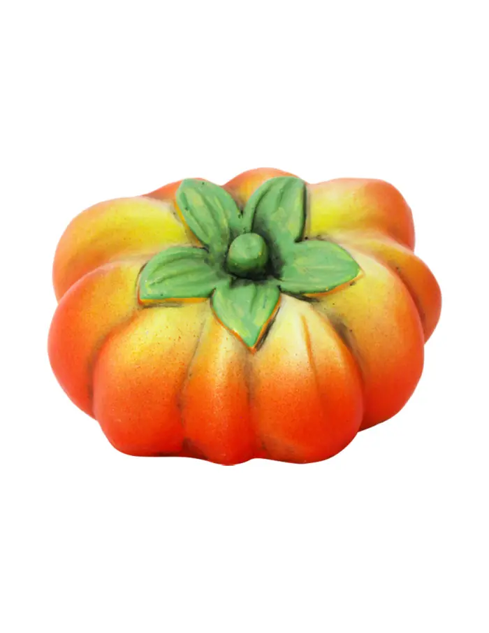 Maceta de cemento diseño calabaza de 20x19.5x13.5cm - Image 2