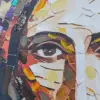 Cuadro con rostro de Cristo de 70x100x3cm - Image 3