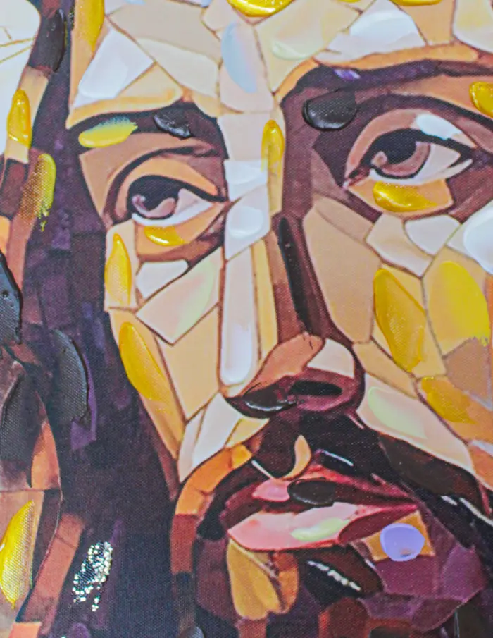 Cuadro con rostro de Cristo de 70x100x3cm - Image 3