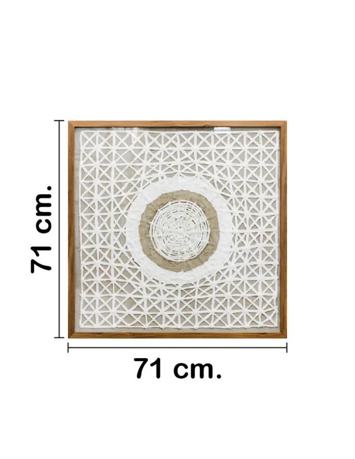 Cuadro tejido infinito de 70x70x3cm - Image 2