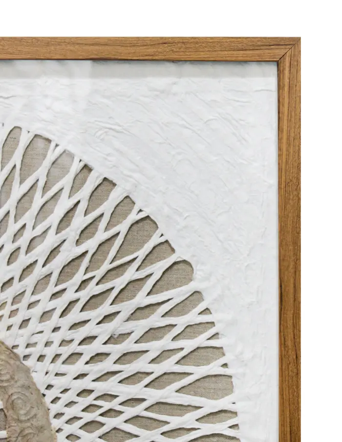 Cuadro tejido en circulo de 70x70x3cm - Image 3