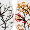 Set de 4 copas de vino diseño árbol pintado a mano de 450 ml - Image 3