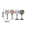 Set de 4 copas de vino diseño árbol pintado a mano de 450 ml - Image 4