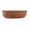 Bowl de metal rojo de 36.5x36.5x10cm - Image 2