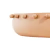 Bowl de metal beige de 32.5x32.5x7.5cm - Image 2