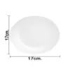 Tazon de melamina profundo blanco de 17cm - Image 3