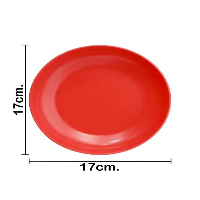 Tazon de melamina profundo naranja de 17cm - Image 4