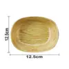 Bowl cuadrado de melamina tipo madera de 12.5cm - Image 4