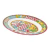 Platón ovalado de melamina con estampado limones de 40.5x29.5cm - Image 2