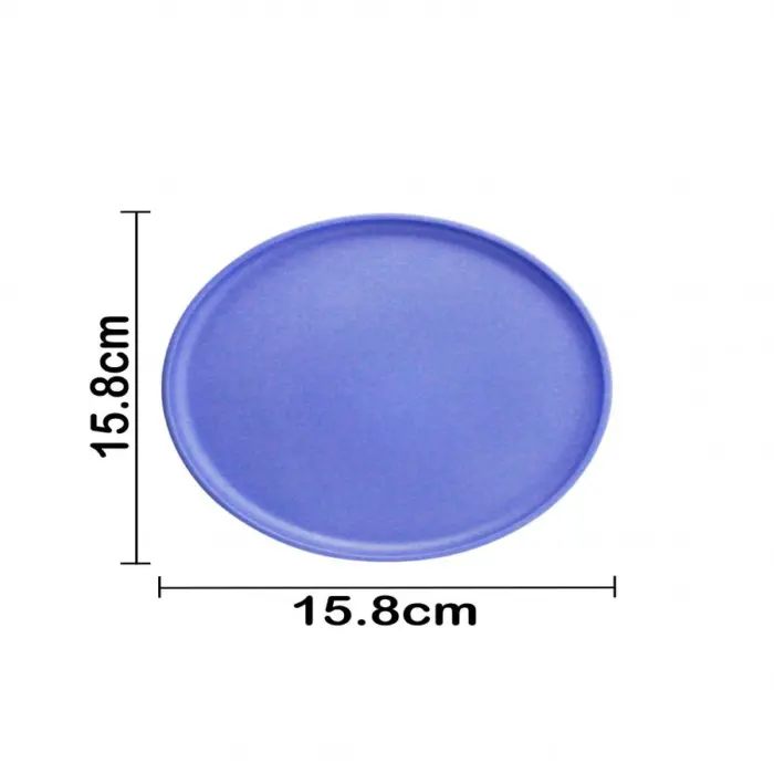 Plato de melamina morado de 15.8x15.8x1.6cm - Image 4