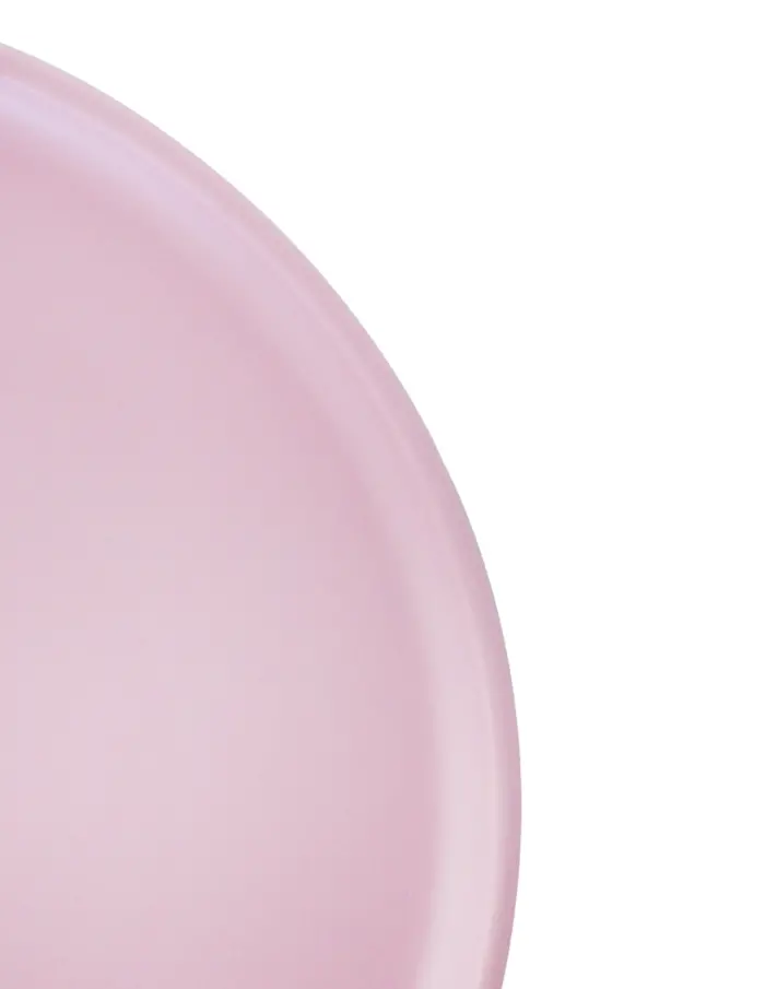 Plato de melamina rosa de 15.8x15.8x1.6cm - Image 2