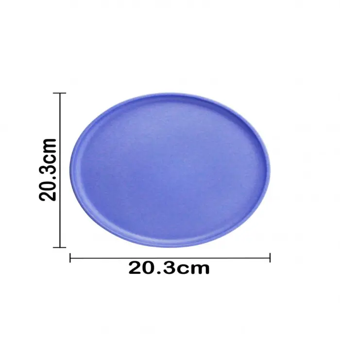 Plato de melamina morado de 20.4x20.4x1.6cm - Image 4