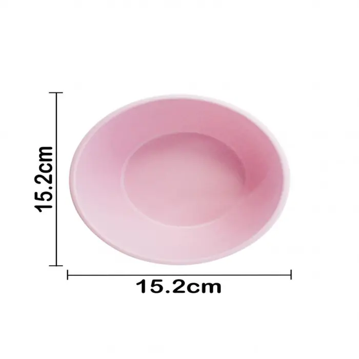 Bowl de melamina rosa de 15.2x15.2x6.5cm - Image 4