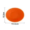 Plato de melamina naranja de 15.2x15.2x6.5cm - Image 4