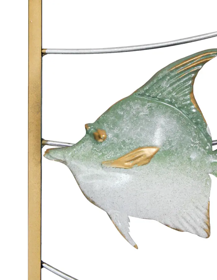 Cuadro de metal diseño peces en arrecife de 50.2x50.2x3.8cm - Image 4