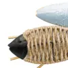 Cuadro metálico diseño peces azules y cuerda de 108.6x40.6x6.4cm - Image 4