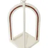 Linterna de madera beige con cafe de 8.25x8.25x18cm - Image 3