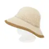 Sombrero tejido beige de 30x30x15cm - Image 2