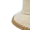 Sombrero tejido beige de 30x30x15cm - Image 3