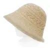 Sombrero tejido beige de 27x27x15cm - Image 2