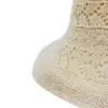 Sombrero tejido beige de 27x27x15cm - Image 3