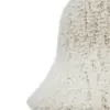 Sombrero de invierno de tela beige de 24.5x24.5x15cm - Image 3