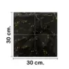 Adhesivo de plástico negro de 30x30cm30x30x0.3cm - Image 2