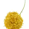 Vara de flor artificial de plástico amarillo de 12x78x0.1cm - Image 3