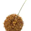 Vara de flor artificial de plástico cafe de 12x78x0.1cm - Image 3