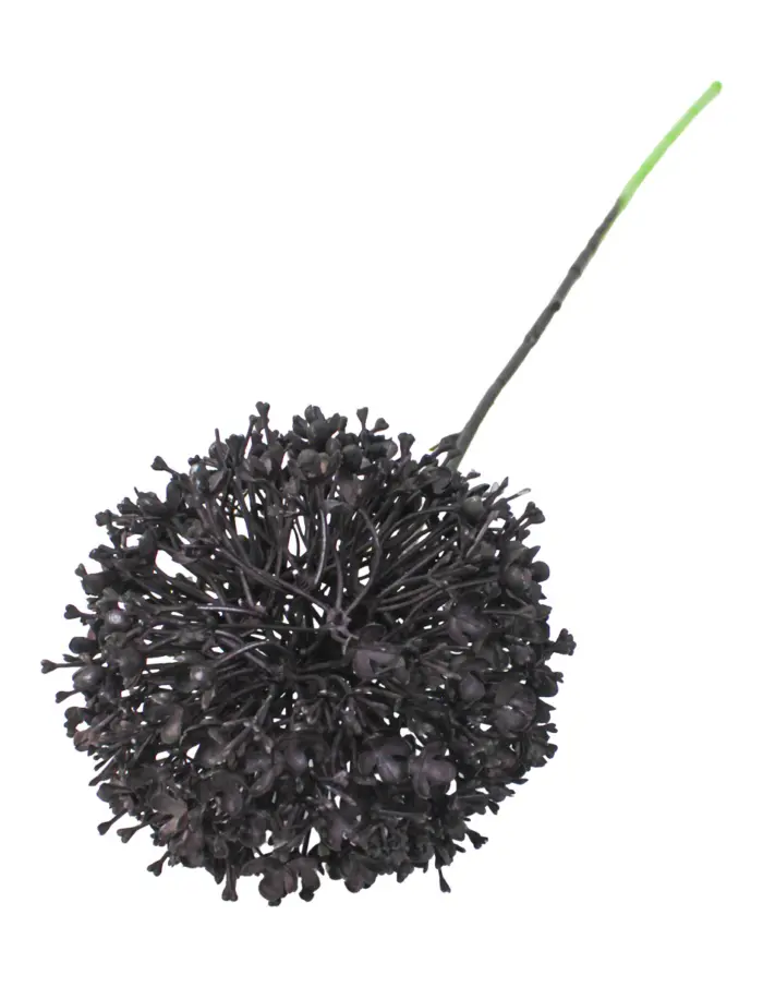 Vara de flor artificial de plástico negro de 12x78x0.1cm - Image 3
